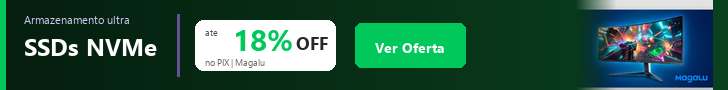 Oferta SSDs Magalu